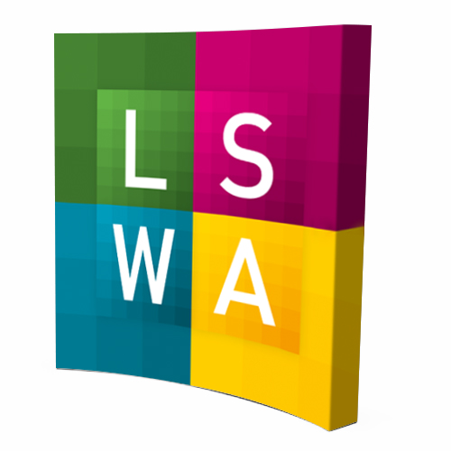 PopUp Wand - gebogen