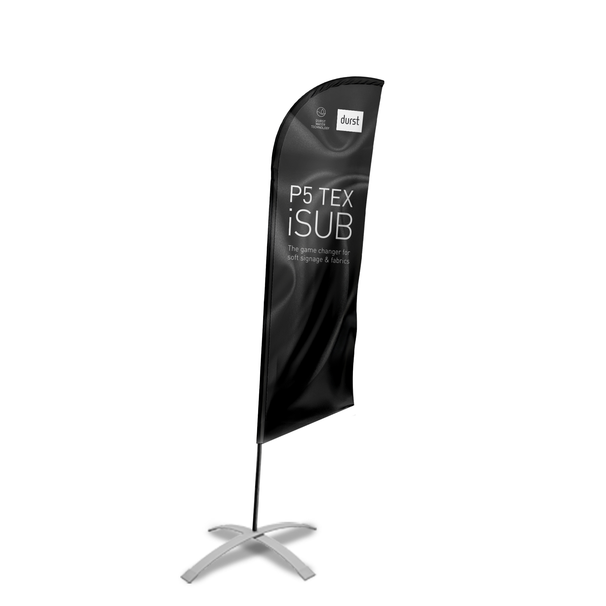 Beachflag - abgeschrägt